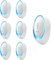 K&J Lot de 6 Antiparasitaires Intérieur - Repulsif Souris - Ultrason Souris et Rats - Anti Souris - Lutte antiparasitaire Efficace pour Les rongeurs,Moustique,Araignée,Cafard,Mouch