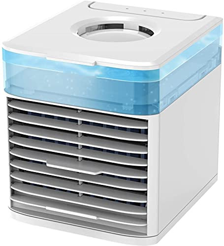 Tyst mini luftkonditionering, skrivbordskylfläkt, bärbar luftkylare, liten luftkonditionering, luftkylare, luftfuktare, luftrenare, personlig mini USB-luftkonditionering