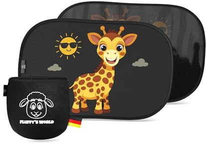 Baby bilsolskydd - giraff