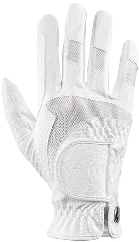 Uvex i-Performance 2 Riding Gloves – Breathable, Touchscreen-Capable Equestrian Gloves for Men & Women, White 8