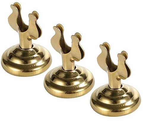 STOBOK Porte-Numéros De Table En Métal 3 Pièces Support En Forme De U Pour Cartes De Menu Et Noms Décorations De Mariage Restaurant Fête Banquet