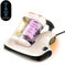 JIGOO S100 Mite Vacuum Cleaner for Mattresses with Dust Mite Sensor, Intelligent LED Display, Vibration, UV-C Light, Ultrasonic, Anti Mite Vacuum Cleaner Removes 99.9%, for Allergy Sufferers