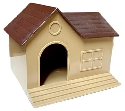 Hamster Mouse Easy to Clean Plastic Beige House Gerbil Pet Supplies Cage Accessories Rodents Mice Bed Home Small Animals Hutch Nest with Hooks