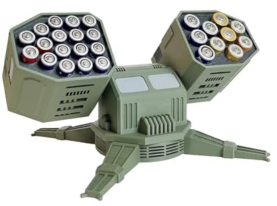 JMXBTMDU 3D Printed Personalized Creative Desktop Ornaments, Military Enthusiasts Diy Anti-Aircraft Missile Battery Storage Box, Desktop Pen Holder,Rotatable Decompression Toys