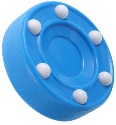 CLISPEED Équipement D'entraînement de Hockey sur roulettes en PP Bleu, Rondelles Faciles à Manier pour Pratique et Matchs Compétitifs, Balle D'entraînement Adaptée au Maniement du Bâton