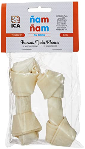 ICA Paquete 2 Huesos Nudo Blanco 10 Cms 80 g
