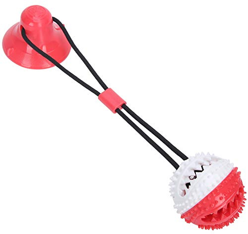 Pssopp Chien à mâcher Ventouse Balle Multifonction Chien Ventouse Interactive Balle Chien molaire Dents Nettoyage Balle Nourriture Distribution Balle mâcher Jouet(#2)