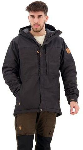 Fjällräven Skogsö Padded Jacket M, Giacca Invernale, Uomo, Grigio (Scuro), XS