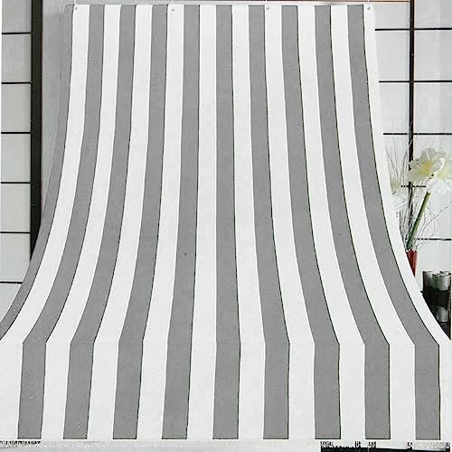 Russo Tessuti *Telo Tenda da Sole FASCIATA Pannello Parasole Gazebo Varie Misure-Grigio-150x290 cm