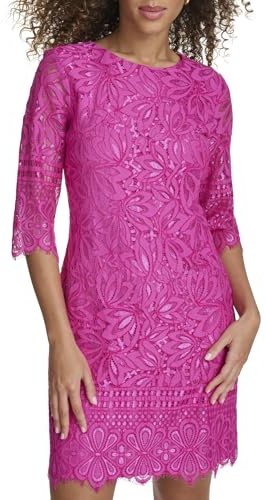 Kensie Women's Dress, Fuchsia, 4