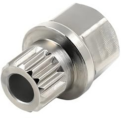 Crozgan 1 dado di bloccaggio per ruote da 32/16 pt, per auto antifurto per BMW X1, X5, X6