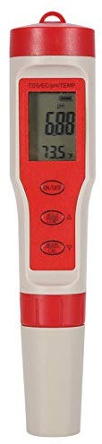 Pssopp Digital 4-in-1 PH EC TDS Temperature Meter - Multifunctional Water Quality Tester for Aquarium Hydroponics Pool Spa Household Hydrotherapy