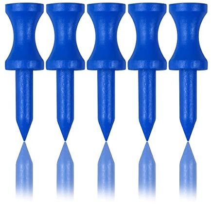 LIKOSO tee de Golf de Bamboo 100 Piezas 38MM, Azul