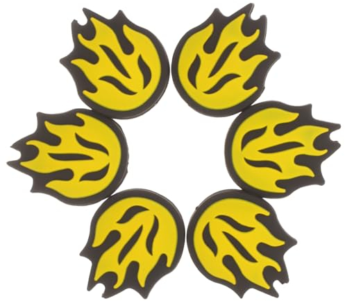 WOONEKY 6pezzi Ammortizzatore in Silicone per Racchetta da Tennis Smorzatore di Vibrazioni per Racchetta da Tennis da Accessorio per