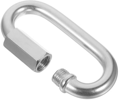 HAWILLOSCH Carabiner Inossidabile Rapido Per Riparazione Catena Per Hammock e Facile Da Installare e Sicuro Per Attività All Aperto