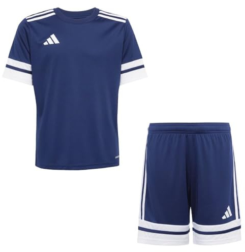 Addias Trikotsatz Kinder Marine weiß Squadra 25 Gr/152 - Sportbekleidung Set