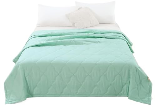 Birtern Sleepers Coperta rinfrescante per la notte, double-face, traspirante, accogliente, morbida coperta per divano, adulti, sudorazione notturna
