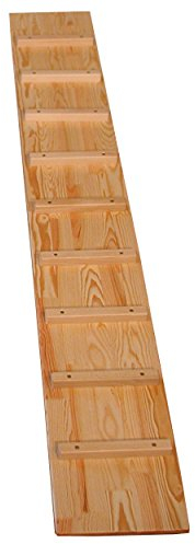 Sport-Tec Hühnerleiter für Sprossenwand Turnleiter Sprossenwände Turnwand mit 9 Sprossen