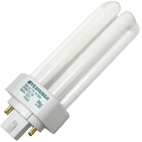 (10 Pack) Sylvania 20882 CF26DT/E/IN/841/ECO 26-Watt 4100K 4-Pin Triple Tube Compact Fluorescent Lamp