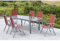 MERXX Gartenmöbel-Set Salerno 7-tgl. Klappsessel und Ausziehtisch 160(220)x90 cm Farbe zur Wahl terracotta