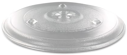 DEKAROX Plato giratorio para microondas, 270 mm de diámetro, redondo, con 3 pies, universal, para microondas