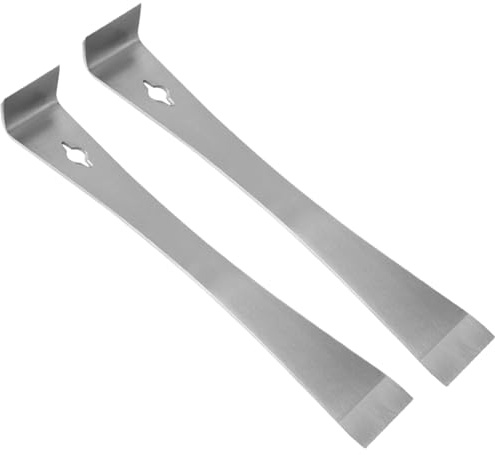 Flat Bar Pry Bar 2Pcs 10in Pry 3 in 1 Stainless Steel Flat with Scraper Nail Puller Beekeeping Tool Apiculture