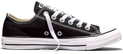 Converse Chuck Taylor All Star Ox Men's Lace Up Casual Canvas Sneakers (Black, US 13)
