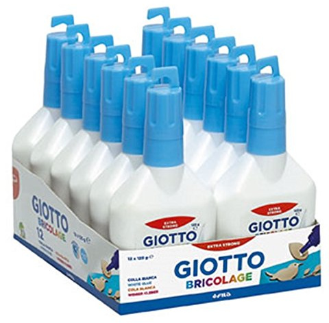 Fila Colla Giotto BRICOLAGE in FLACONE 125 GR. - Confezione da 12