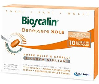 Bioscalin Sole 30 Compresse + 10 In Omaggio - Integratore Alimentare Con Vitis Vinifera Olea Europea e Selenio