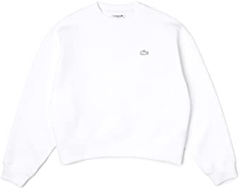 Lacoste Sweatshirt Femme , Blanc, 40