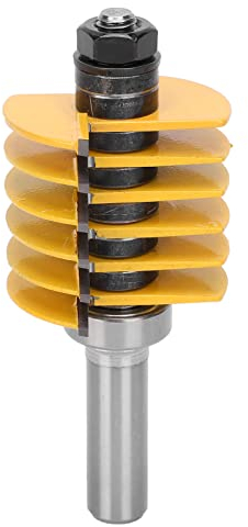 Fresa per giunti per colla, Fresa per giunti per dita Fresa per scalpello per la lavorazione del legno Design con flauto per resistenza alla flessione Ad alta resistenza per truciolare,Fresa