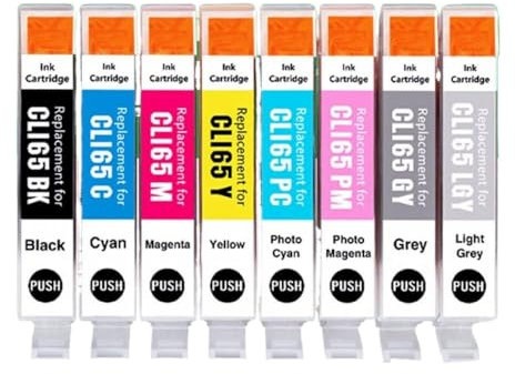CLI-65 Ink Cartridge Compatible For PRO200 A3 Professional Photo Printer Ink Black(1 Set)