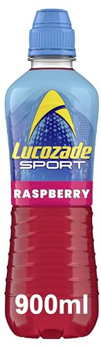 Lucozade Sport Body Fuel - Raspberry 900ml| Isotonic sports drink, with Electrolytes and Vitamin B3 | Still | Bursting with Flavour