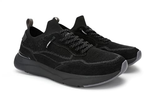 Pitas | TUI Man | Sneakers Casual da Uomo | Mocassini Invernali | Scarpe Eleganti | Nautiche Invernali | Scarpa da Vela | Calzatura Senza Lacci | Calzature Walkinpitas | Nero | 42