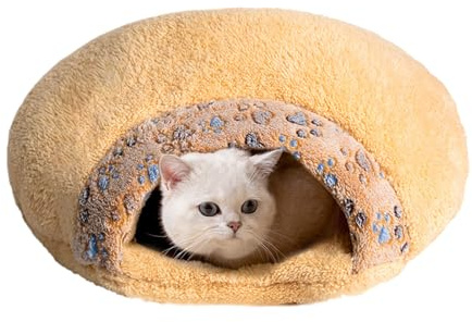Cat Sleeping Bag Bed - Cute Pet Sleeping Bag, Soft Plush Warm Home, Semi-Closed Nest, Shelter For Kittens | Sturdy Puppy Shelter, Reliable Rest Place