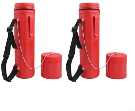 Lot de 2 boîtes de rangement pour tige de soudure avec joint hermétique, protection étanche, sangle et chaîne de couvercle pour les environnements de soudage professionnels ou de bricolage