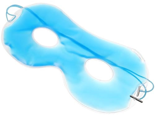 Sewroro Masque Design Simple et Corde en Nylon en Plastique Froid en Gel Réutilisable Compresse Chaude Froide pour Soulager la Fatigue Yeux des Femmes
