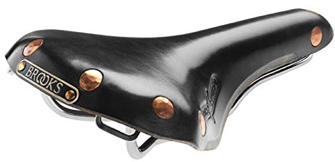 Brooks Herren Fahrradsattel Swift Chrom, schwarz, B360