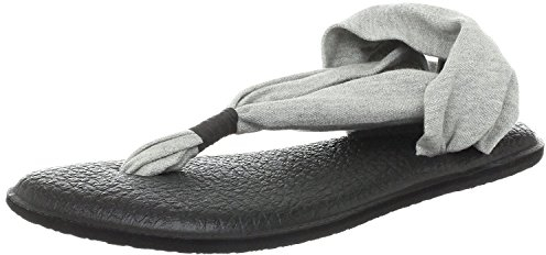 Sanuk Women's Yoga Sling Slingback Sandal,Grey,9 M US