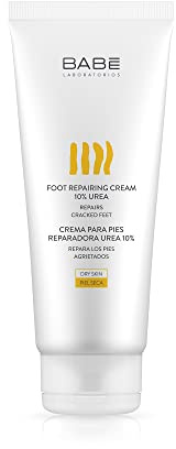 LABORATORIOS BABÉ - Crema Pies Reparadora Urea 10% 100 ml | Reparación Intensiva para Pies Secos, Agrietados, Cansados y Diabéticos | Hidratación Profunda | Crema Corporal Natural Sin Parabenos