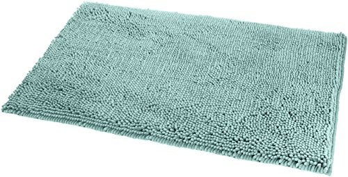 Amazon Basics Mikrofaser Badezimmer Matte, rutschfest, 53 x 87 cm, Gischtgrün