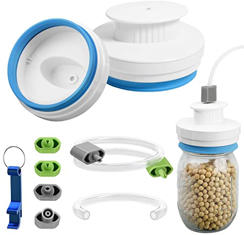 Jar Sealer for Mason Jars, Regular & Wide Mouth Mason Jar Vacuum Sealer Kit