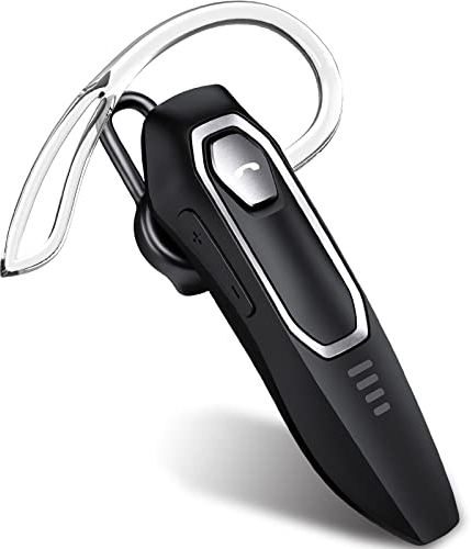 Casque Bluetooth V5.0, réduction du Bruit Mains Libres, Casque Bluetooth pour téléphone Portable 30 Heures de Conversation, Fonction Mute, Assistant Vocal Casque sans Fil pour camions conducteurs