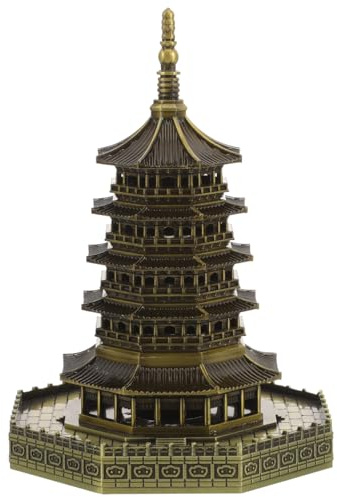 SEWACC Mini Garden Pagoda Statue Decor 6.10 X 4.25 X 4.25 in