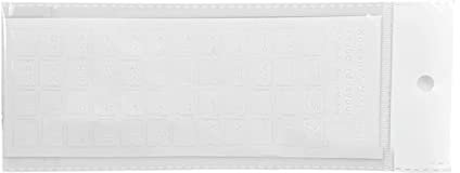 Transparente Aufkleber, 6 Farben, nur koreanische Sprache, transparente Tastaturabdeckung, Buchstabe mit Laptop-Notebook-Zubehör, koreanische Tastatur-Aufkleber für transparenten Hintergrund