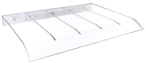 HXYhydrypd Marquise de Porte Exterieur, Feuilles de Polycarbonate Transparent, Auvent Porte D'entree, Marquise Porte D'entree, Auvent for Jardin, Patio, Fenêtres(Size:500 * 500mm/19.7 * 19.7in)