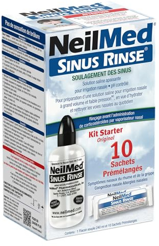 Sinus Rinse Starter Kit + 10 Sachets pré-dosés