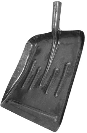 Abaodam Pala de Estiércol Pala para Gallinero de Acero Herramienta de Jardín para Quitar Musgo Trasplantar Limpiar Granjas o Huertos