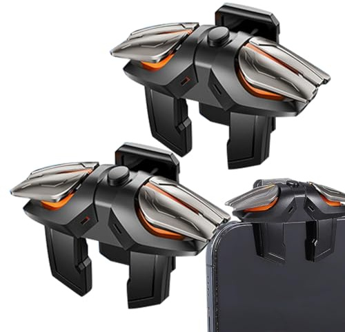 Gatillos de juego para teléfono – 2 mandos de juego móviles, accesorio electrónico para ocio, hogar, regalo de cumpleaños