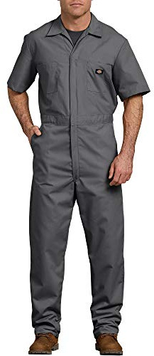 Dickies - Mono de manga corta para hombre, Gris V1, Medium